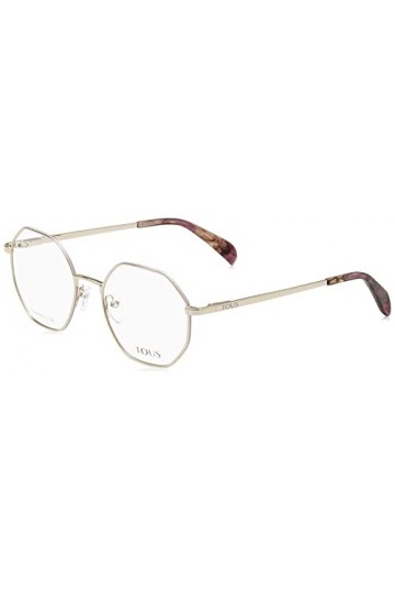 TOUS Vto444 Lunettes de Soleil, SH.Light Gold W/Col.Parts, 52 Femme