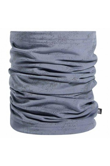 Odlo Poly Knit Warm Eco Reflective Cagoule, Gris, Taille Unique Mixte