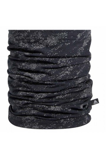 Odlo Poly Knit Warm Eco Reflective Cagoule, Noir, Taille Unique Mixte