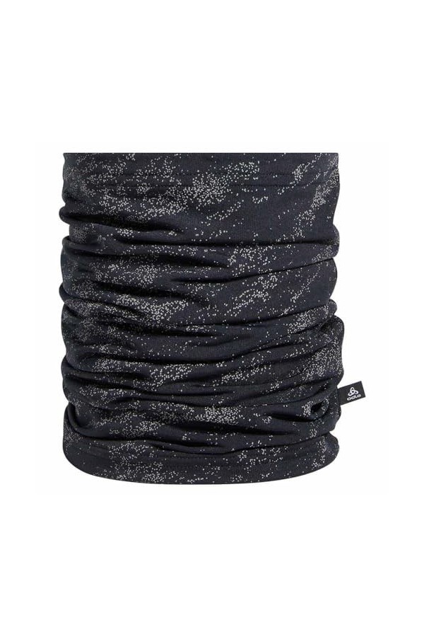 Odlo Poly Knit Warm Eco Reflective Cagoule, Noir, Taille Unique Mixte