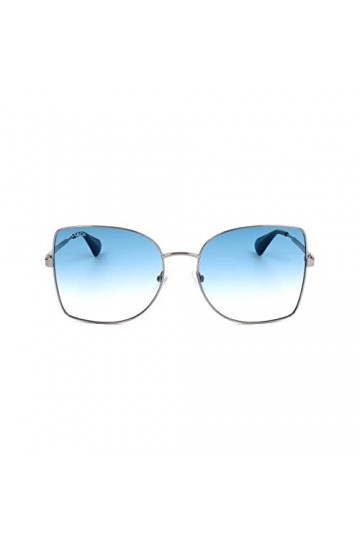 MAX&Co Femme Tula Lunettes de Soleil, Shiny Light Ruthenium, 58/18/140