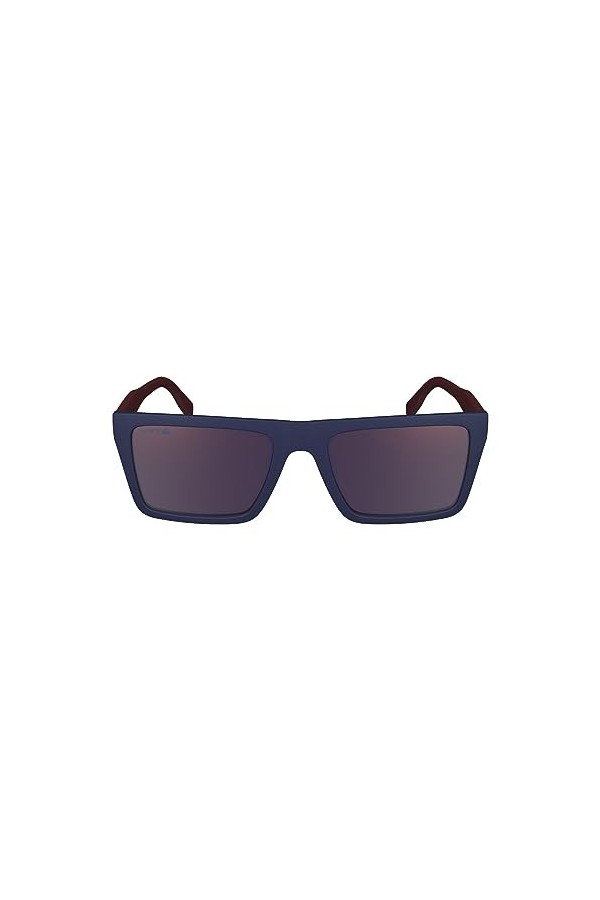 LACOSTE L6009S Lunettes de Soleil, Matte Blue, Taille Unique Homme