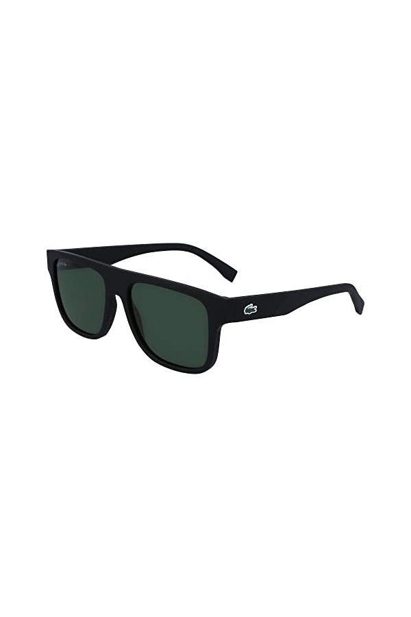 LACOSTE L6001S Lunettes de Soleil, Matte Black, Taille Unique Homme