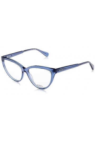 MAX &CO MO5096 Lunettes de Soleil, Bleu Brillant, 53/15/140 Femme