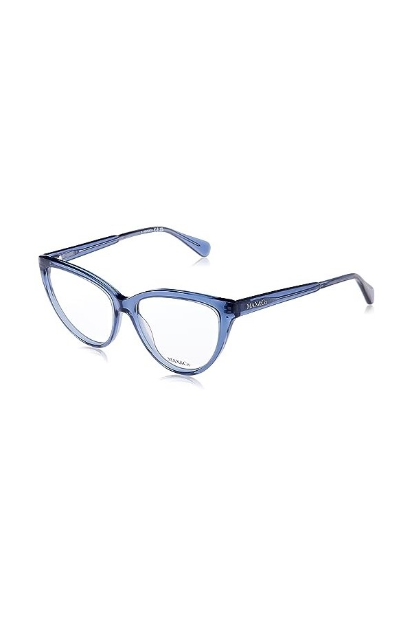 MAX &CO MO5096 Lunettes de Soleil, Bleu Brillant, 53/15/140 Femme