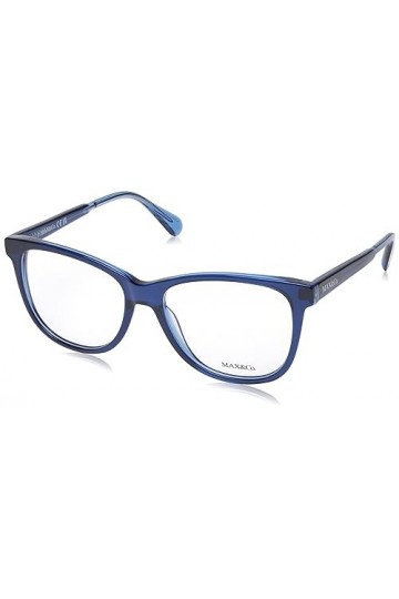 MAX &CO MO5075 Lunettes de Soleil, Bleu/Autre, 54/16/140 Femme