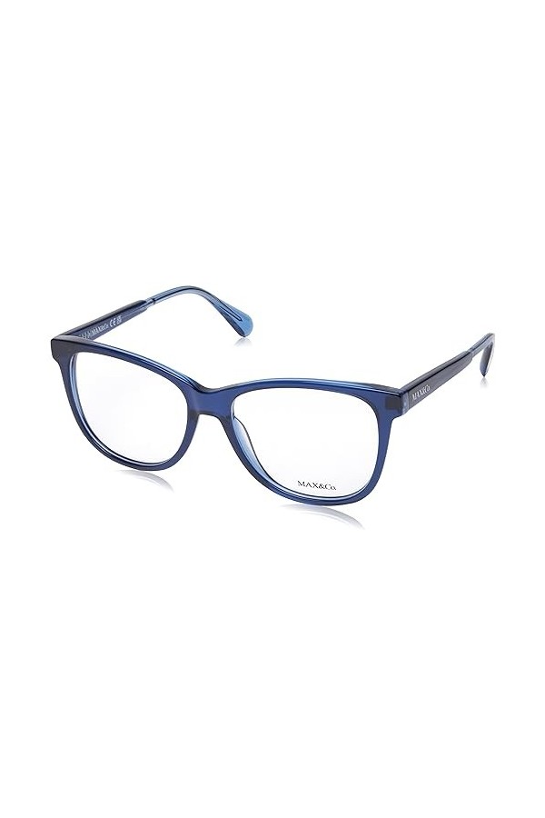MAX &CO MO5075 Lunettes de Soleil, Bleu/Autre, 54/16/140 Femme