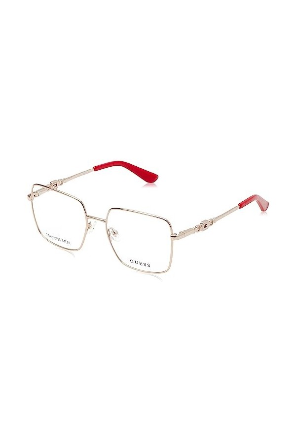 Guess GU2953 Lunettes de Soleil, Doré pâle, 56/17/140 Femme