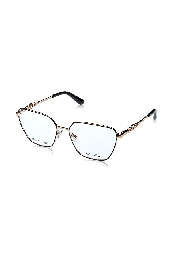 Guess GU2952 Lunettes de Soleil, Noir/Autre, 53/16/140 Femme