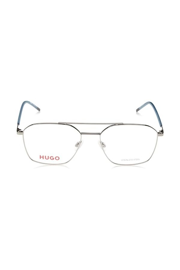 Hugo Boss Mens Eyewear HG 1274 6lb 55/18/145 Sunglasses, 6LB/18 Ruthenium, 55 Unisex