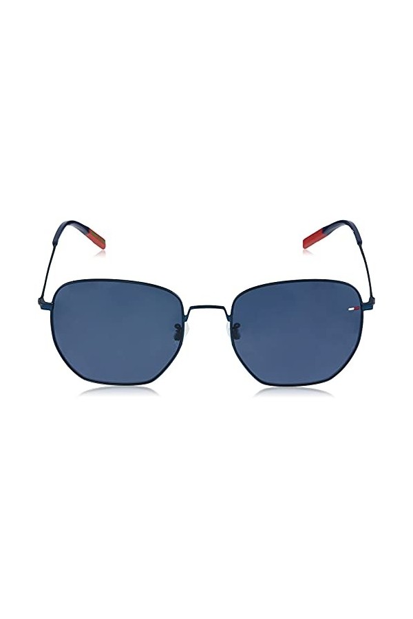 Tommy Hilfiger TJ 0034/F/S Lunettes de Soleil, Matte Blue, 59 Homme