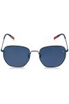 Tommy Hilfiger TJ 0034/F/S Lunettes de Soleil, Matte Blue, 59 Homme