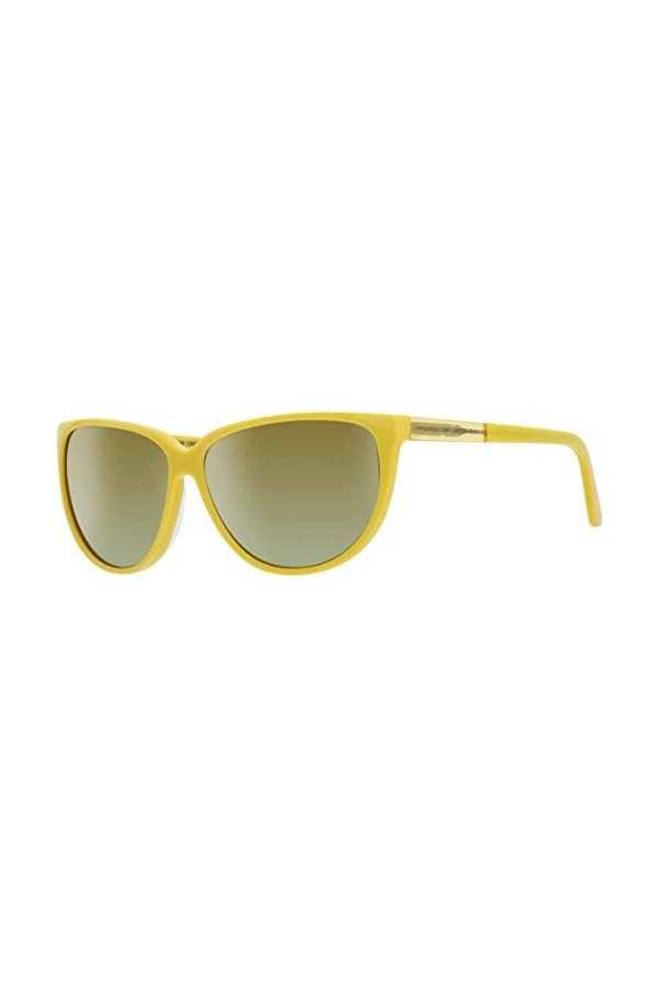 Porsche Design P8588 Lunettes de Soleil, Jaune Jaune C , Medium Femme
