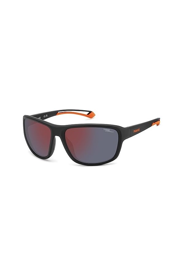 Polaroid PLD 7049/S 62/17/130 Unisex Adult Sunglasses, 8LZ/BG Black Orange, 62