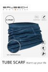 Brubeck X-PERT Foulard multifonction en laine pour homme et femme,foulard de course,foulard pour le visage,protection contre 
