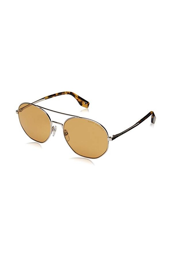 Marc Jacobs Marc 327/S G6 Lunettes de Soleil, Marron Silv Brown/BW Brown , Taille Unique Femme