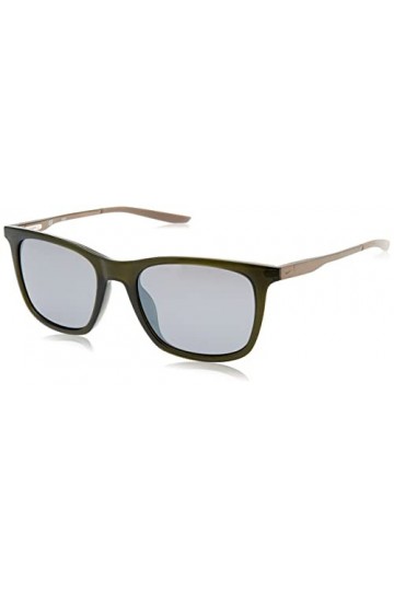 Nike Neo Sq Dv2375 Sunglasses, 382 Sequoia Silver Flash, 54 Unisex