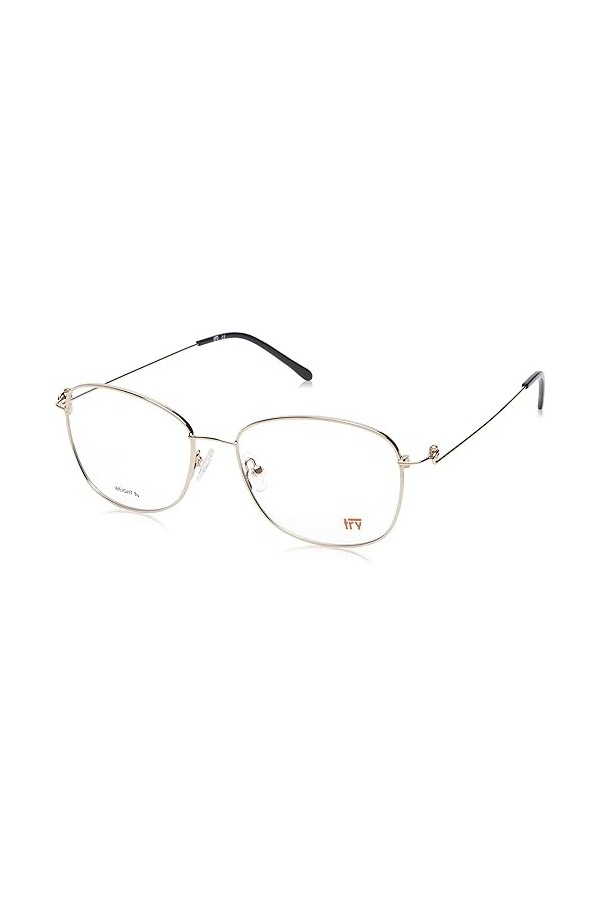 try Ty917 Lunettes de Soleil, Doré, 55 Femme