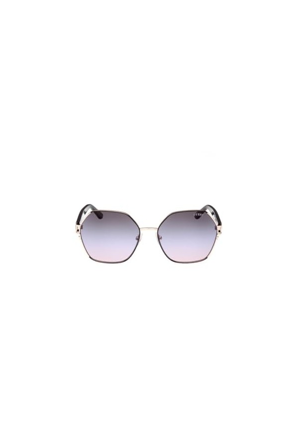 Guess Gu7913 Lunettes de Soleil Femme, Multicolore-Noir, Taille Unique