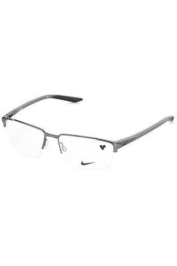 Nike Optical Sunglasses, 070 Satin Gunmetal Matte, 55 Unisex