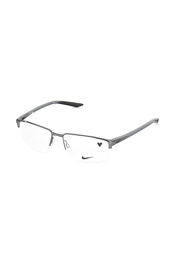 Nike Optical Sunglasses, 070 Satin Gunmetal Matte, 55 Unisex