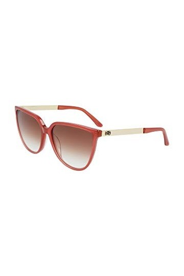 Calvin Klein CK21706S Lunettes de Soleil, Milky Persimmon, Taille Unique Femme