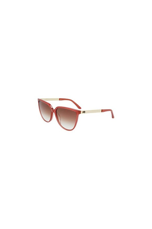 Calvin Klein CK21706S Lunettes de Soleil, Milky Persimmon, Taille Unique Femme