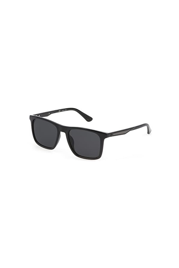 Police SPLF17E Sunglasses, Nero LUCIDO Totale, 54 Unisex