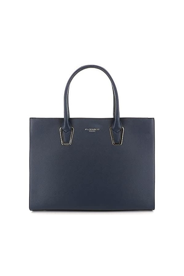 FLORA CO PARIS Grand Sac A Main Femme Cours Lycée - Sac Cabas Porté Epaule A4 Rectangle - Sac Ville Shopping Fourre-Tout Trav