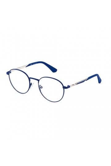 Police VK566 Sunglasses, Bleu Mat, 49 Unisex