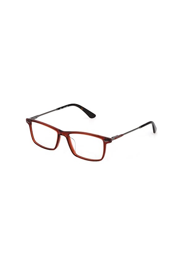 Police VPLD92 Sunglasses, Red Shiny Transparent Red , Taille Unique Unisex