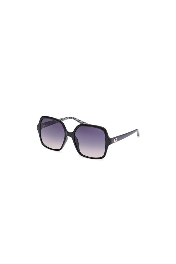 Guess Gu7921-h Lunettes de Soleil Femme, Noir Brillant, Taille Unique