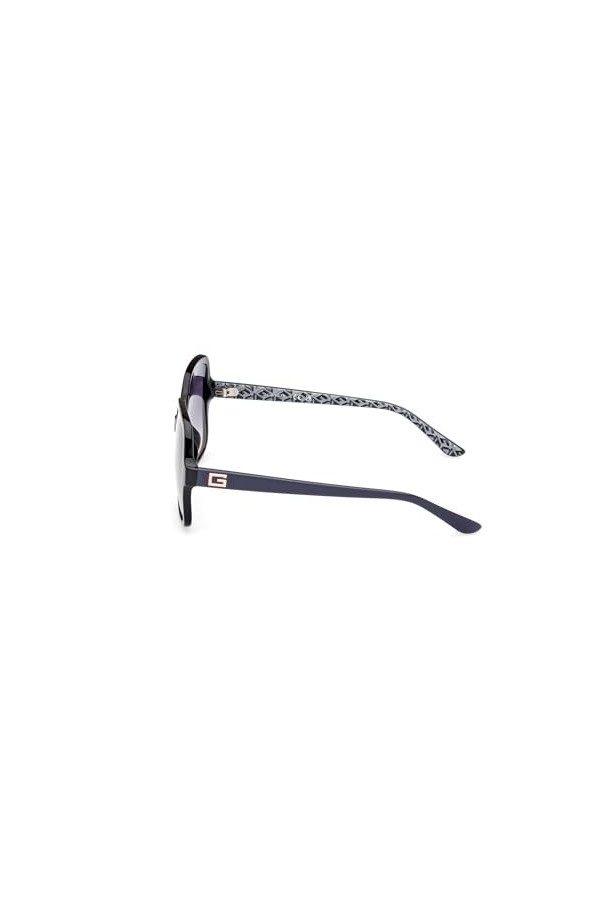 Guess Gu7921-h Lunettes de Soleil Femme, Noir Brillant, Taille Unique