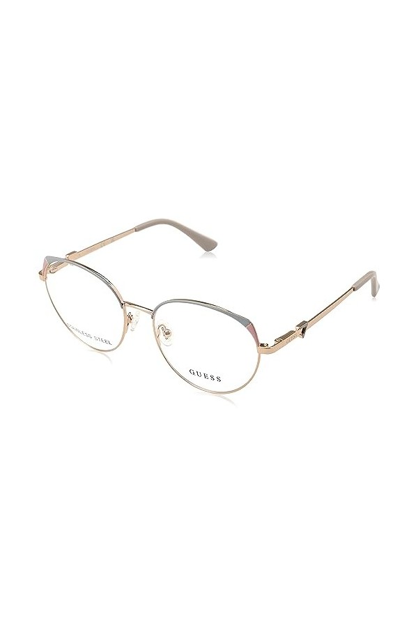 Guess GU2867 Lunettes de Soleil, Or Rose Brillant, 51/17/140 Femme