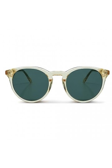 MessyWeekend Lunettes de Soleil pour Hommes & Femmes avec Monture Ronde en Acétate légère et fabriquée à la main - Verres ave