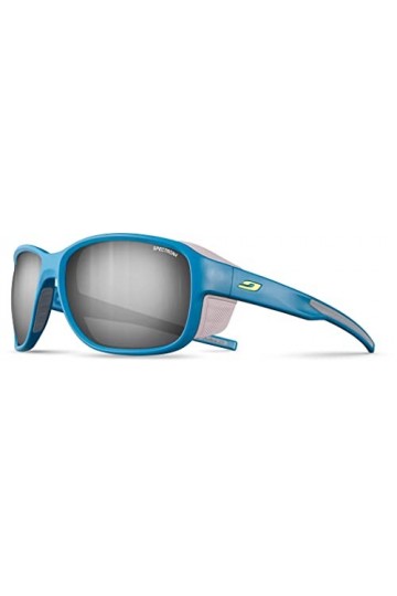 Julbo Femme Blanc Monteblanco 2 Lunettes de soleil, Bleu / Gris Jaune, Taille unique EU