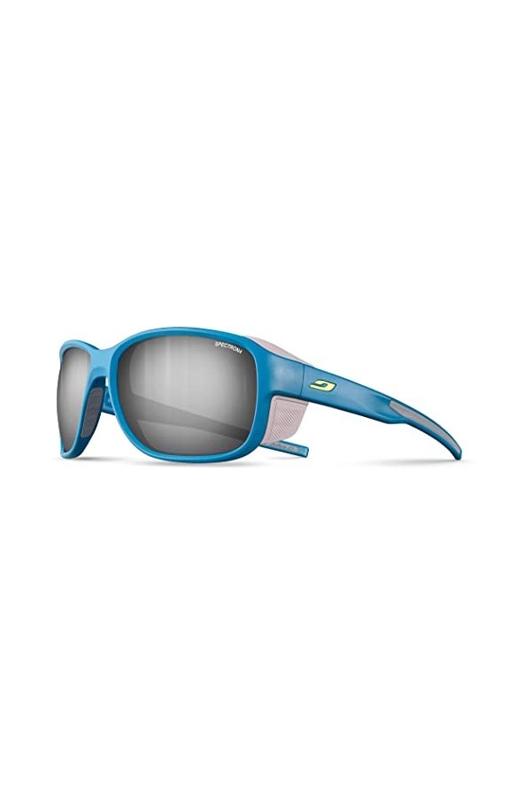 Julbo Femme Blanc Monteblanco 2 Lunettes de soleil, Bleu / Gris Jaune, Taille unique EU