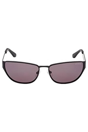 Guess GU7903 Lunettes de Soleil, Noir Brillant, 57/16/135 Femme