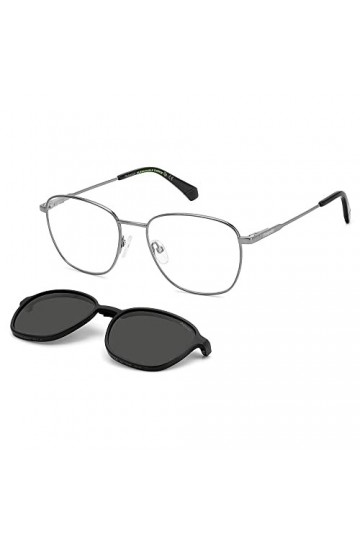 Polaroid PLD 6205/cs Sunglasses, V81/M9 DKRUTH Black, 55 Unisex