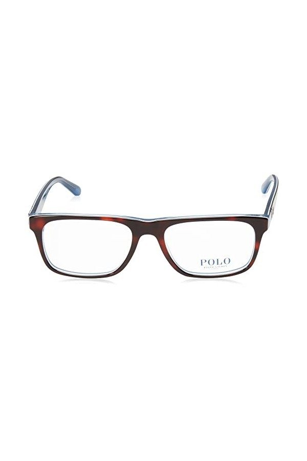 Ray-Ban 0PH2211 Lunettes de Soleil, Gris Top Havana/Azure/Trasp Azure , 55.0 Homme