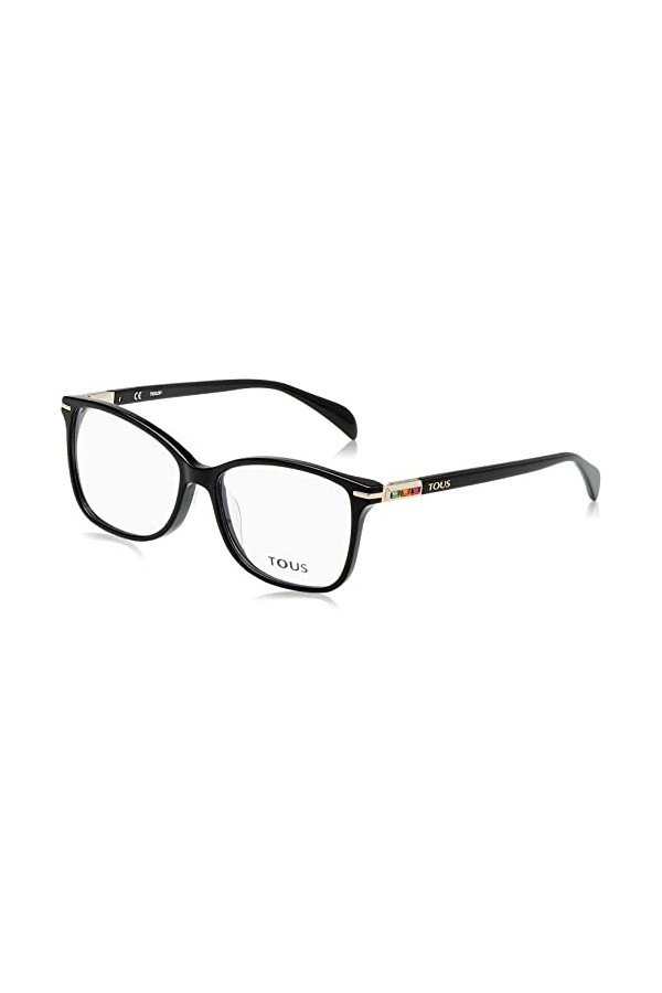 TOUS Vtob11s Lunettes de Soleil, Noir Brillant, 54 Femme