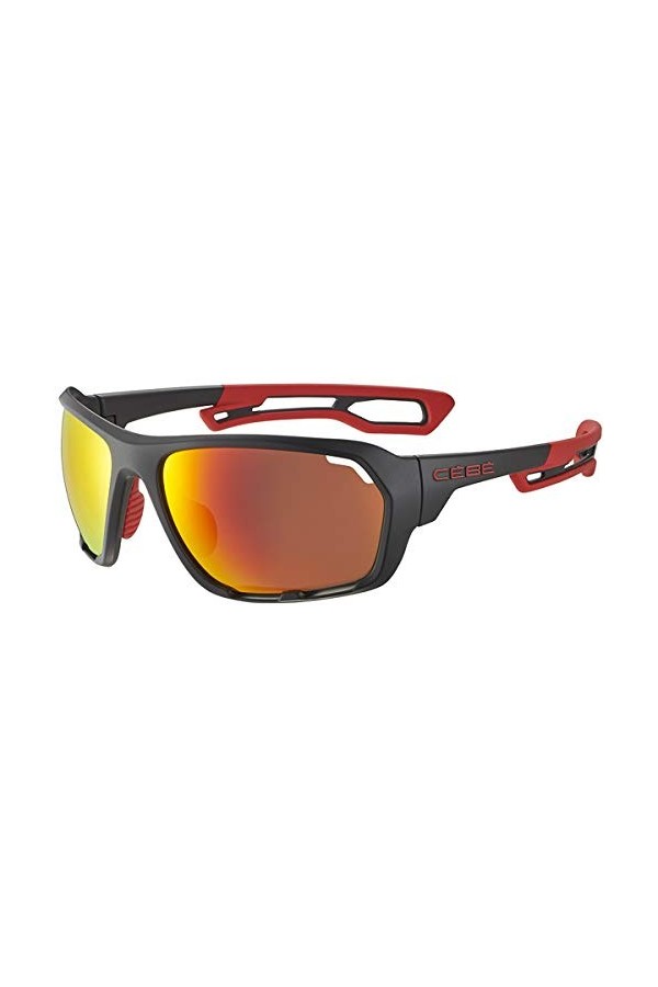 Cébé Upshift Lunettes de Soleil Adulte Unisexe, Noir/Bleu, L