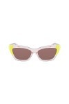 Dkny DK547S Sunglasses, 820 Crystal Peach/Citron, Taille Unique Unisex