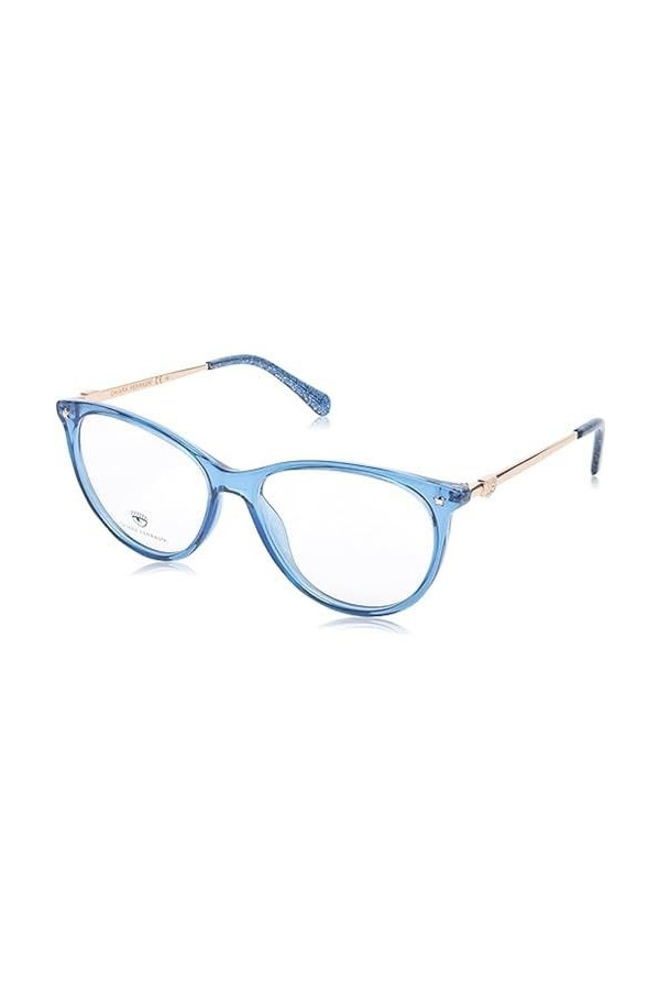 CHIARA FERRAGNI CF 1013 Lunettes de Soleil, Bleu, 53 Femme