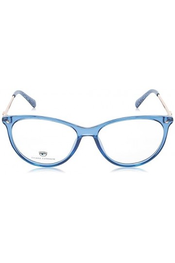 CHIARA FERRAGNI CF 1013 Lunettes de Soleil, Bleu, 53 Femme