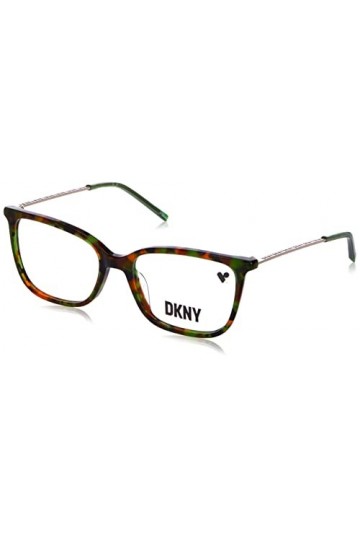 Dkny DK7008 Sunglasses, 286 Tokyo Green Tortoise, 52 Unisex