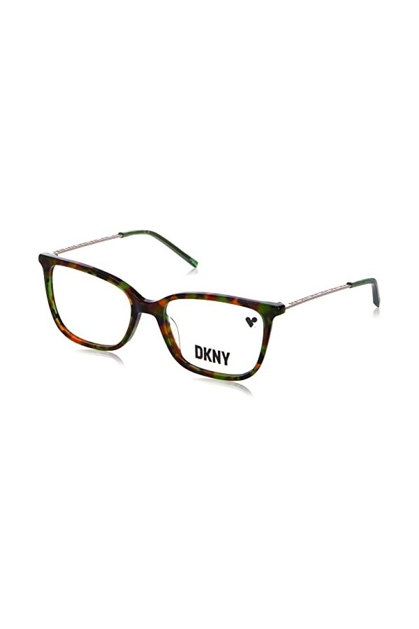 Dkny DK7008 Sunglasses, 286 Tokyo Green Tortoise, 52 Unisex