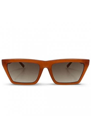 MessyWeekend Lunettes de Soleil pour Hommes & Femmes avec Monture Carrée en Oeil de Chat en Acétate Légère et fabriquée à la 