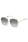 Tommy Hilfiger TH 1648/S Sunglasses, Gold/Grey Shaded, 58 Femme