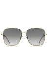 Tommy Hilfiger TH 1648/S Sunglasses, Gold/Grey Shaded, 58 Femme
